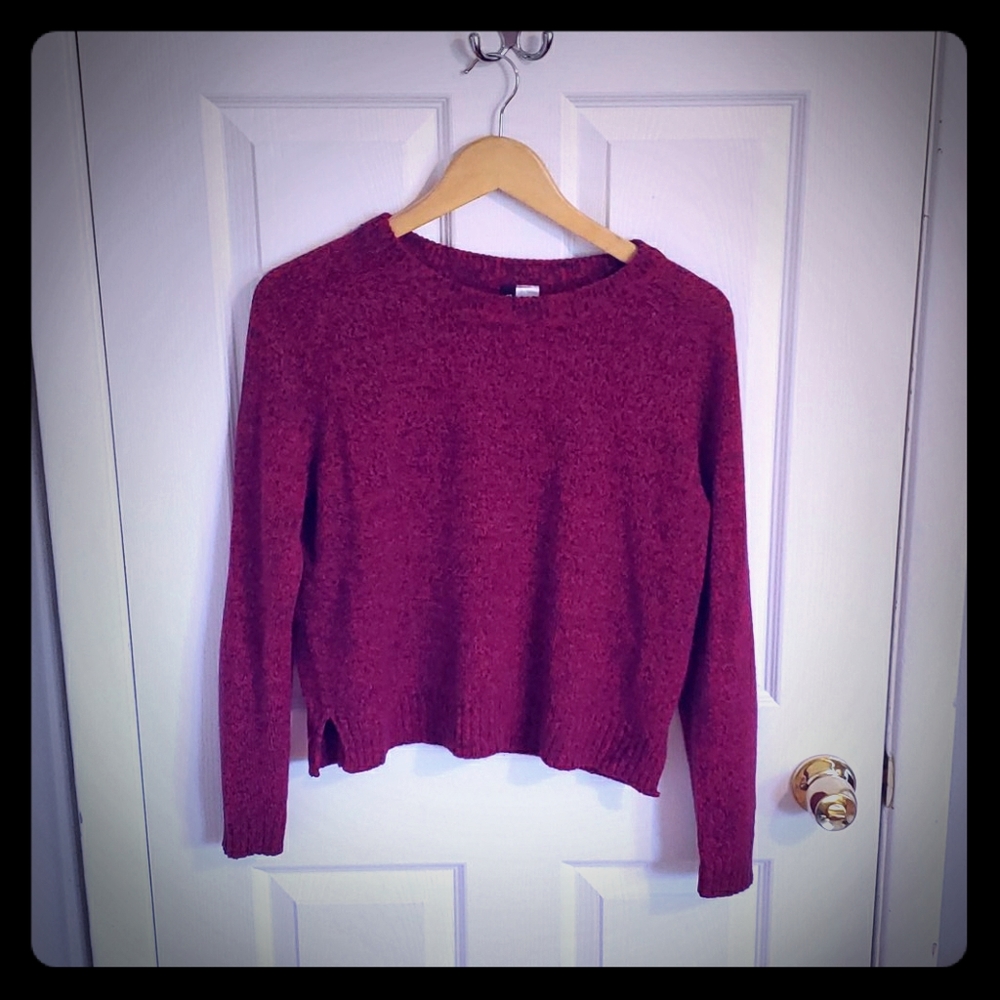 H&M Red & Navy Sweater